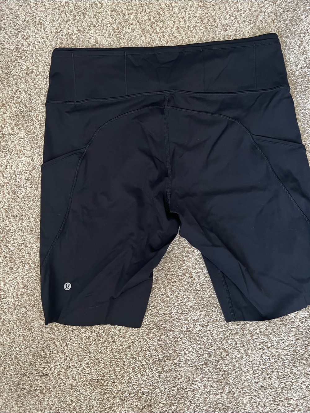 lululemon Fast and Free High Rise Short 10” Black Size 14